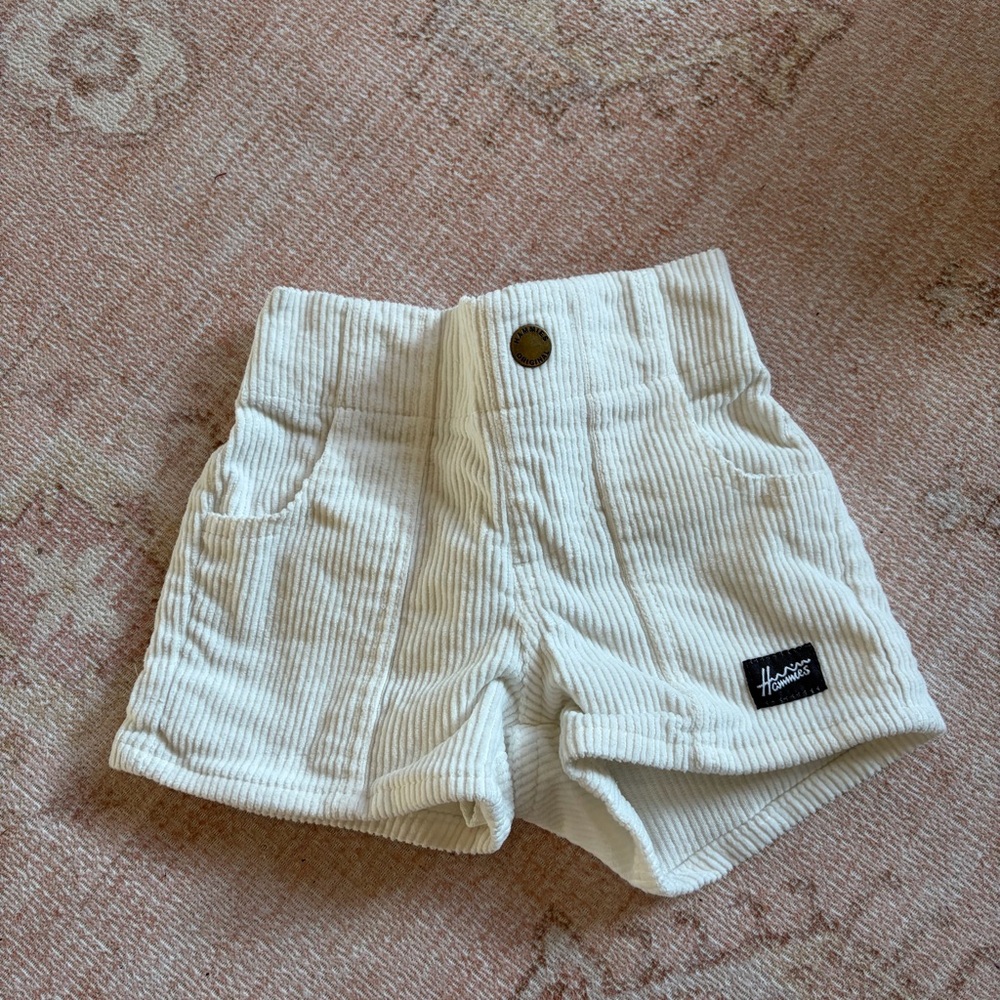 UNISEX Kids Corduroy Hammies Shorts Size 20